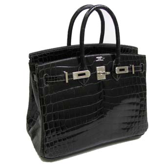 HERMES エルメス バーキン25 スーパーコピー クロコダイルニロティカス グラファイト シルバー金具 05P01Sep13 Birkin 212